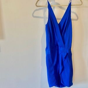 M by Michelle Mason Royal Blue Mini Dress